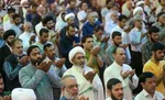 تصاویر/اقامه نماز ۲۵۰ هزار فلسطینی در مسجد الاقصی