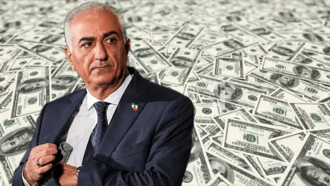 کاسبی ۳ میلیون دلاری رضا پهلوی از بمباران ایران