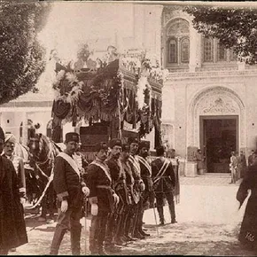 عکس/جشن تولدشاه قاجاری در دارالحکومه