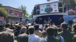 پیکر سپهبد شهید سلامی در حرم سیدالکریم(ع) آرام گرفت
