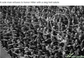 عکس/هیتلر در جمع همکلاسی ها