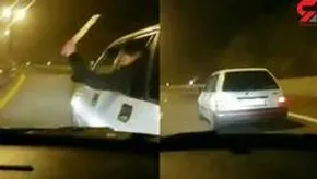 تصاویر / بازسازی صحنه زورگیری در اتوبان صدر