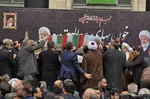 عکس| علی لاریجانی در مراسم تشییع سردار حاجی زاده