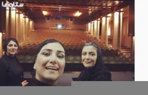 عکس/ گریم متفاوت باران کوثری و امیرحسین رستمی