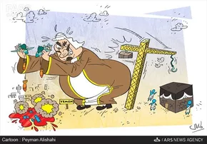 تازه‌ترین ویدئو ازلحظه سقوط جرثقیل درمکه