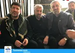 عکس/ مجری معروف در کنار سفره پُر نعمت امام رضا (ع)