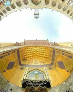 تصاویری از ایوان طلای جدید نجف پس از بهره‌برداری