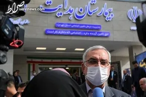 تصاویر/ عیادت وزیر بهداشت از مادر روحانی