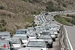 بارش برف درجاده‌های زنجان