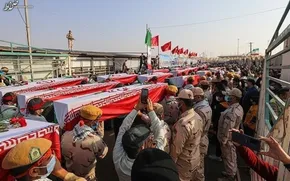 تصاویر| تشییع پیکر مطهر پاسدار شهید «مهدی حیدری»
