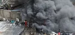 نجات ۲۰ نفر از حادثه آتش‌سوزی شهرک راه‌آهن تهران