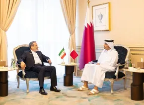 تصاویر |  سفر رئیس جمهور به قطر