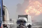 سوختن نزدیک به ۱۰۰ خودروی ایرانی در آتش اسلام‌قلعه
