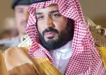 عکس / بن‌سلمان روی فرش ایرانی در تهران!