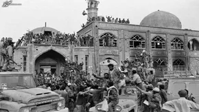 فیلم/ لحظات دیده‌ نشده‌ از حضور رهبر انقلاب در خرمشهر