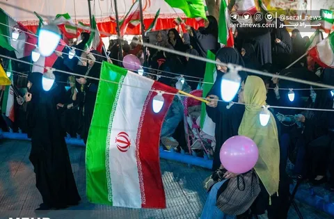 تصاویر| اجتماع حمایت از رزمندگان در مقابله با دشمن آمریکایی - صهیونی
