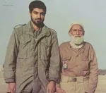 عکس | سیدمسعود خامنه‌ای در کنار سردار سلیمانی و رهبر انقلاب