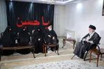 دیدار مخبر با خانواده شهید سرلشکر حاجی‌زاده 