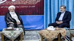 عکس/عید دیدنی لاریجانی و رضایی