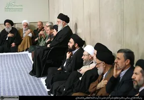 عکس/ مهدی هاشمی در مراسم یادبود بیت‌رهبری