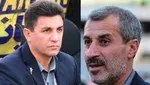 عکس زیر خاکی از امیر قلعه نویی با کروات در جشن تولد
