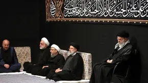 تصاویر| آئین سنتی «طشت گذاری» در مسجد جامع اردبیل