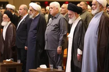تصاویر| آیین بزرگداشت چهلمین روز خاکسپاری رهبر شهید انقلاب در عراق