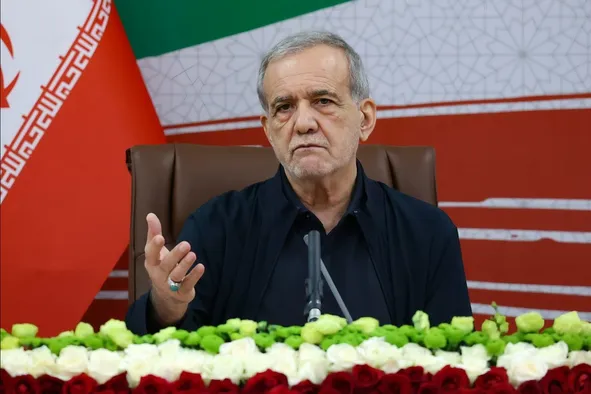 بازهم تکرار «نمی‌توانم»! | پزشکیان: خب اگر می‌توانید، شما بیایید!