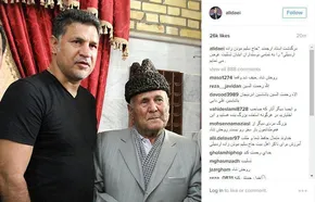عکس/علی دایی در کنار مرحوم نوذری