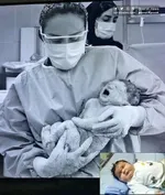 فیلم / معصومه مهرآور کارشناس اورژانس بابل باز هم گل کاشت/نجات جان یک نوزاد و مادر دیگر