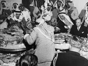 عکس/ دفتر کار پادشاه عربستان