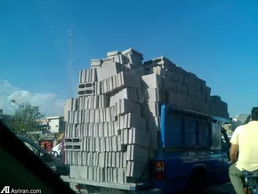 عکس/ نیسان مرسدس بنز را نابود کرد!
