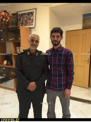 عکس/سردارسلیمانی وفرمانده پاکستانی
