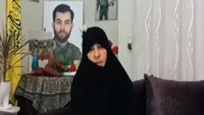 فیلم / از عزا درآوردن مادر شهید مجید قربانخانی پس از ۸ سال روی آنتن زنده تلویزیون