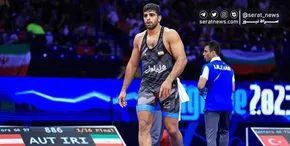 فیلم / فن ویکتور سیوبانو کشتی‌گیر فرنگی‌کار مولداوی در مسابقات کسب سهمیه المپیک