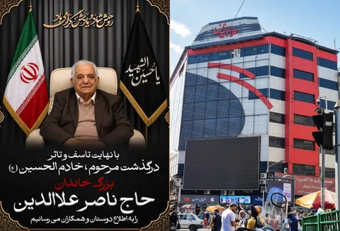 ناصر علاء‌الدین درگذشت