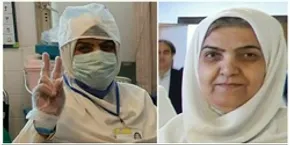 تصاویر| تشییع پیکر الهام زینلی پرستار کرمانشاهی