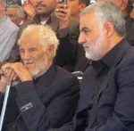 عکس | سیدمسعود خامنه‌ای در کنار سردار سلیمانی و رهبر انقلاب