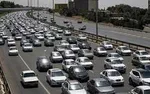 ترافیک سنگین در محور کرج ـ چالوس/ توقف مقطعی خودرو‌ها