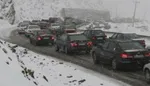 برف و باران در جاده‌های کشور و انسداد ۶ محور مواصلاتی