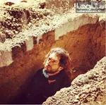 عکس/ژست جالب‌بهرام رادان و میتراحجار