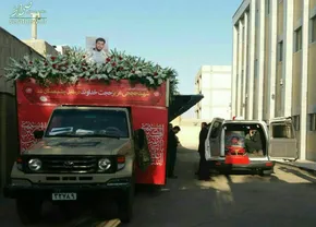 فیلم/ نوحه‌خوانی آهنگران در تشییع شهید حججی
