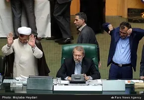 عکس/ دوپینگ لاریجانی!