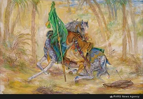 تصاویر/ آیین عزاداری حسینیه اعظم زنجان
