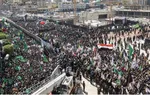فیلم | کربلاء میزبان «دسته عزاداری طویریج» با شعار «لَبَّیْک یَا حُسَیْن»