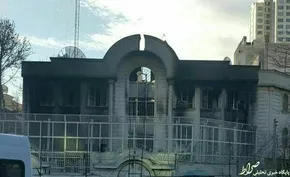 عکس/کوچه منتهی به سفارت‌ عربستان
