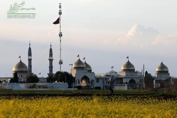 نمایی از امام بارگاه علی اکبر در چکوال پاکستان