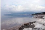 کاهش سطح آب دریاچه ارومیه در سال آبی جاری
