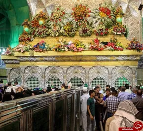 فیلم/ رخت سیاه بر تن ضریح نورانی امام حسین (ع)