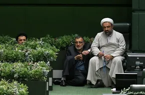 عکس/ مزاح رسایی با روحانی، کرونا و ۱۴۰۰